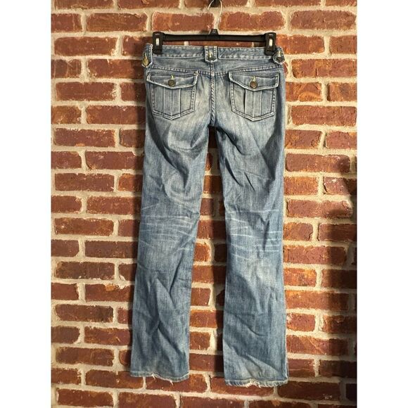 A|X Armani Exchange low rise Y2K jeans size 2 - Picture 3 of 8